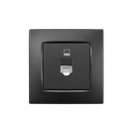 Механізм розетки комп’ютерна HausMark Stelo IP20 антрацит 501-4288-139