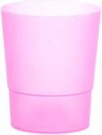 Кашпо пластиковое Prosperplast COUBI прозрачный 12,5 см 15478 круглый прозрачно-розовый (15478)