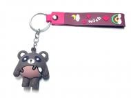 Брелок для ключей Медведь коричневый