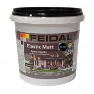 Фарба гумова водоемульсійна Feidal Elastic Matt Ral 9005 мат чорний 1,2 кг