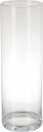 Ваза стеклянная цилиндр 10х30 см 30 см прозора