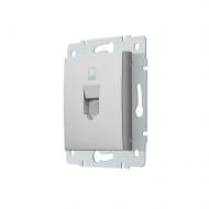 Механизм розетки компьютерная HausMark Stelo IP20 серебро 501-4388-139