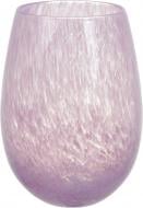 Ваза стеклянная Wrzesniak Glassworks Fin Pink 17-8820A 25 см розовый 17-8820A