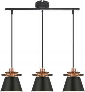 Подвес Candellux Lamella 3xE27 черный/медь 33-28242