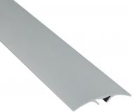 Порожек алюминиевый анодированный Braz Line скрытый крепеж 40x2700 мм серебро