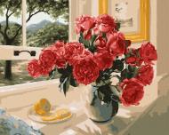 Картина за номерами Троянди на подвіконні 12115-AC 40х50 см ART CRAFT