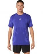 Футболка Asics ROAD SEAMLESS SS TOP 2011D355-403 р.L голубой