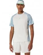 Футболка Asics PADEL COURT ALL OVER PRINT SS TOP 2041A385-100 р.S белый