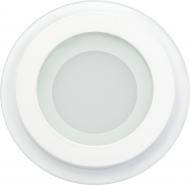 Светильник точечный Eurolamp DOWNLIGHT LED-DLR-6/4 4000 К белый LED-DLR-6/4(скло)