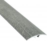 Порожек алюминиевый декорированный Braz Line скрытый крепеж 40x900 мм дуб дымчатый