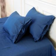 Наволочка Linen Organic Natural Bluebottle 70x70 см синий MirSon