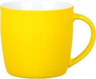 Чашка Soft Touch 330 мл yellow керамика Bella Vita