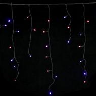 Электрогирлянда-штора Сосульки разноцветные встроенный светодиод (LED) 100 ламп 2 м Электрогирлянда-штора Сосульки разноцветные встроенный светодиод (LED) 100 ламп 2 м