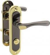 Ручка на планке Bruno 910K6 WC 62 мм золотой/никель