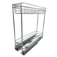 Карго DC 300 мм 2 полки полного выдвижения с плавной доводкой хром