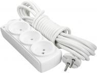 Подовжувач Mutlusan без заземлення 3 гн. білий 5 м 001 171 390002 05 00