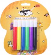 Набор маркеров Puffy Pen 6 шт. по 10 мл разноцветный 