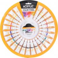 Набор акриловых красок Acrylic Color Wheel 24 шт. 12 мл