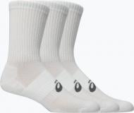 Носки Asics 3 PACK CREW SOCK 3033C298-100 р.47-49 белый