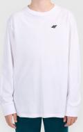 Лонгслів 4F LONGSLEEVE M655 4FJWMM00TLONM655-10S р.134 білий Лонгслів 4F LONGSLEEVE M655 4FJWMM00TLONM655-10S р.134 білий