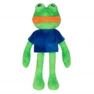Мягкая игрушка подарочная INKATOYS Лягушонок Пепе 42 см зеленый с синим LPEP1_SU