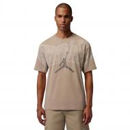 Футболка Jordan M J NEW STRETCH GFX SS CREW IQ0708-247 р.S бежевый