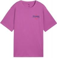 Футболка Puma WARDROBE ESS FLORAL PACK Relaxed Graphic Tee 62981389 р.XL розовый