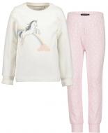 Пижама детская для девочек Bambinelli р.104-110 белый с розовым 777529-00 X 708