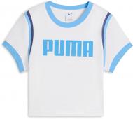 Футболка Puma FUTURE.PUMA.ARCHIVE Graphic Baby Tee 62978502 р.XS белый