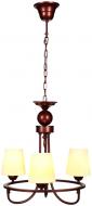 Люстра подвесная Victoria Lighting 3xE27 орех Kristen/SP3 walnut