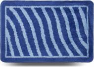 Коврик для ванной комнаты Dariana Волна 40х60 синий