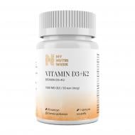 Витаминно-минеральный комплекс My Nutri Week D3+К2, D3+K2 1000 МО/50 мкг, 60 капсул 60 шт./уп. 300 г