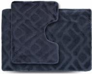 Набор ковриков Dariana Econom 55x80 + 55x42 Геометрия серый