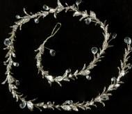 Електрогірлянда лінійна внутрішня 1,2м з листочками і краплями SA3115G4