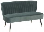 Диван нераскладной Рейн зеленый 1270x650x780 мм