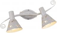 Спот Victoria Lighting 2x40 Вт E14 білий FLORA/PL2 white