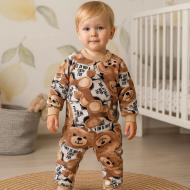 Ромпер-реглан унисекс Blanka Мишка р.62-68 бежевый 110847