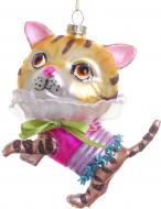 Елочная игрушка Котенок 11 см