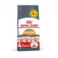 Набор корма для взрослых кошек Royal Canin Hair&Skin пауч 4х85 г + 2 кг