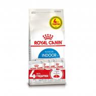 Набор корма для кошек живущих в помещении Royal Canin Indoor пауч 4х85 г + 2 кг