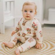 Костюм Blanka Котики бежевый р.68-74 110858