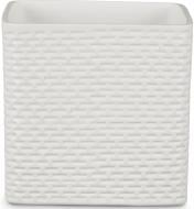 Кашпо керамічне Scheurich Modern Cube квадратний 1,5 л білий