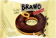 Кекс BRAWO DONUT з начинкою какао у глазурі 50 г