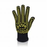 Рукавички Trident 5611 7 клас "Корона" чорні з покриттям ПВХ крапка XL (10) 19180