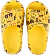Шлепанцы No Name с принтом р.34 желтый