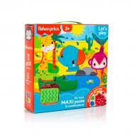 Пазл-сортер Fisher Price Maxi puzzle & wooden pieces VT1100-01