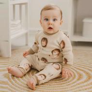 Костюм Blanka Ежики бежевый р.74-80 110856