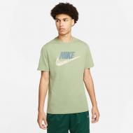 Футболка Nike M NSW TEE 12MO FUTURA DZ5171-386 р.XL зеленый