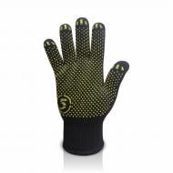 Рукавички Trident 5511 трикотажні 10 клас чорні з покриттям ПВХ крапка XL (10) 19179