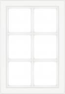 Фасад під скло Грейд МДФ#16 Білий Преміум №708 713*496 ВТ Санторіні